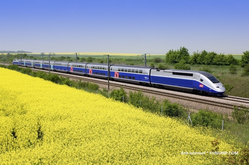 Tàu TGV là phương tiện thuận tiện nhất để đến vùng Provence.